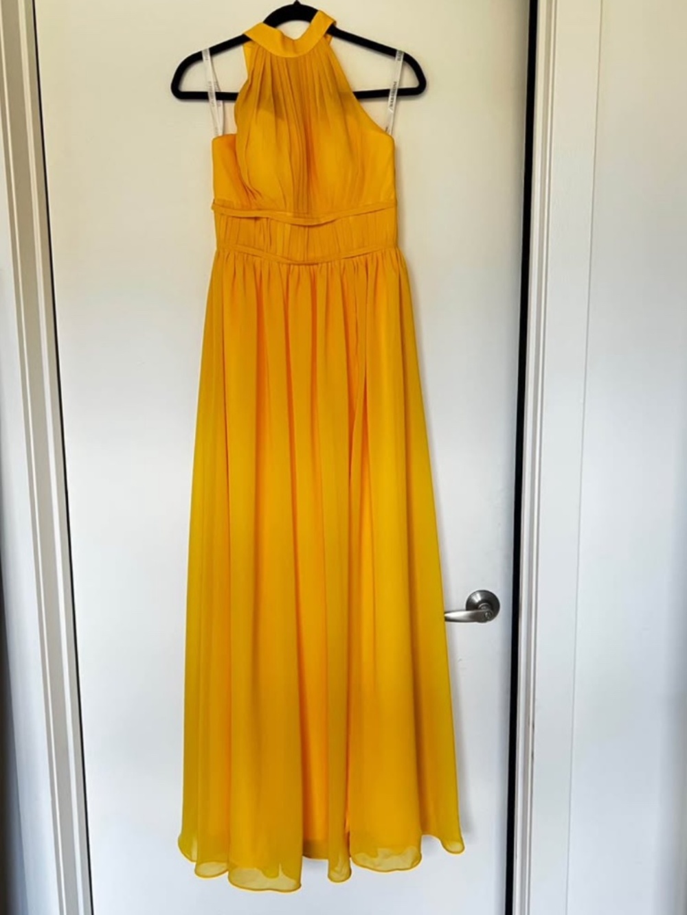 Marigold halter dress